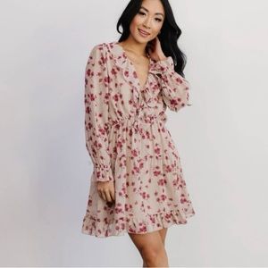 Baltic Born Doris Mini Dress- Rose